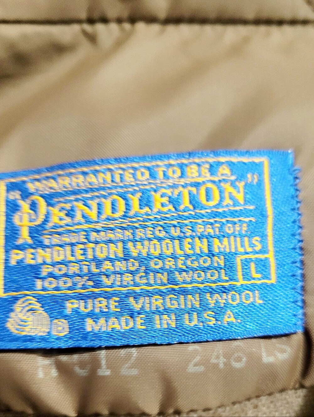 Vintage Pendleton Outdoors Man 100% Virgin Wool Shirt USA Made Brown Large - Picture 2 of 15